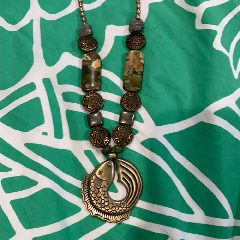 Hand Made fish necklace